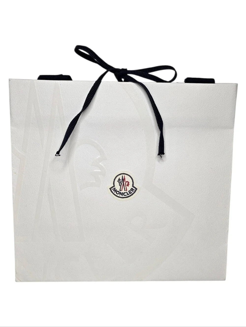 Moncler Paper Shopping Gift Bag 10 × 9.5 Inches